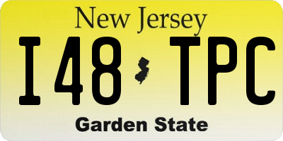 NJ license plate I48TPC