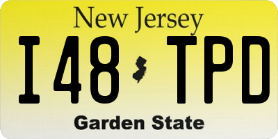 NJ license plate I48TPD