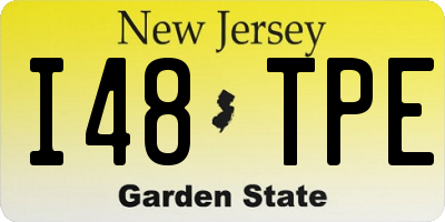 NJ license plate I48TPE