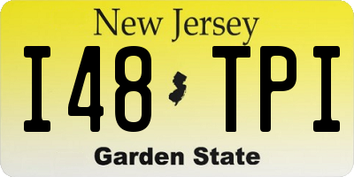 NJ license plate I48TPI