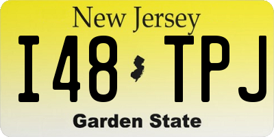 NJ license plate I48TPJ