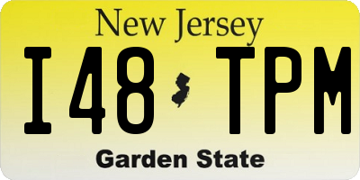 NJ license plate I48TPM