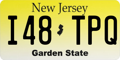NJ license plate I48TPQ