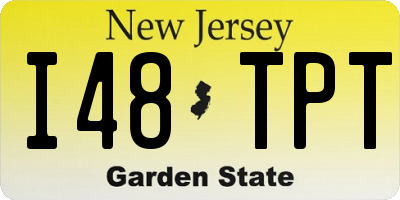 NJ license plate I48TPT