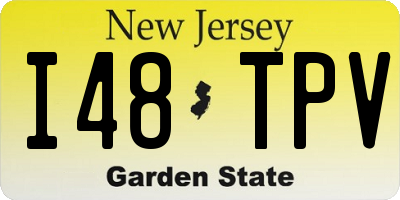 NJ license plate I48TPV