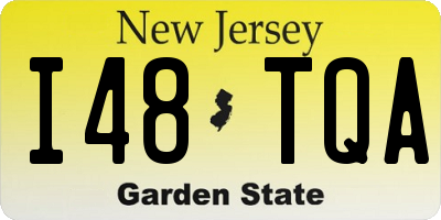 NJ license plate I48TQA