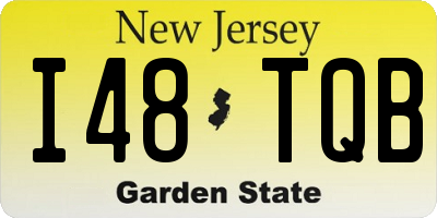 NJ license plate I48TQB