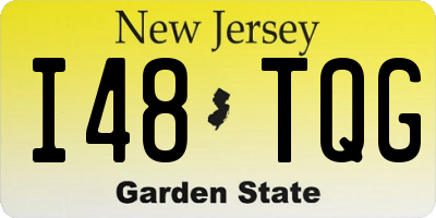 NJ license plate I48TQG