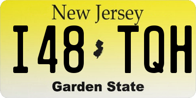 NJ license plate I48TQH