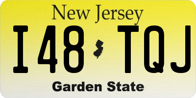 NJ license plate I48TQJ