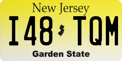 NJ license plate I48TQM
