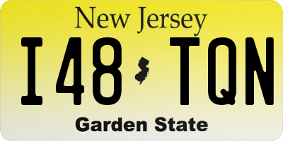 NJ license plate I48TQN