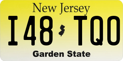 NJ license plate I48TQO