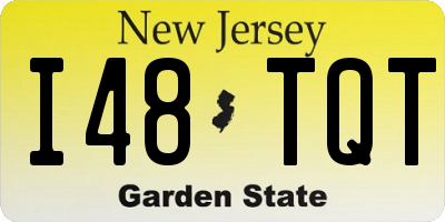 NJ license plate I48TQT