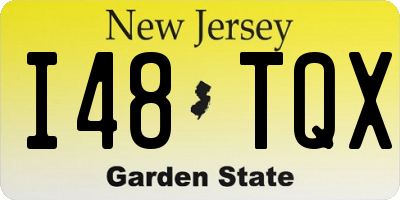 NJ license plate I48TQX