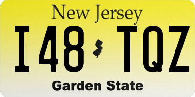 NJ license plate I48TQZ