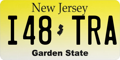 NJ license plate I48TRA