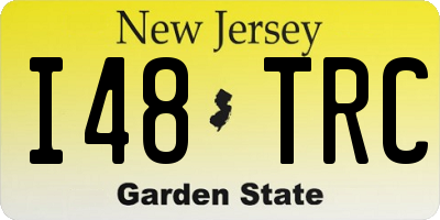 NJ license plate I48TRC