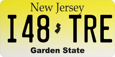 NJ license plate I48TRE