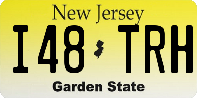 NJ license plate I48TRH