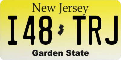 NJ license plate I48TRJ