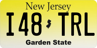 NJ license plate I48TRL