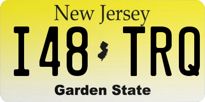 NJ license plate I48TRQ