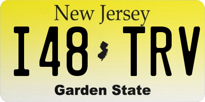 NJ license plate I48TRV