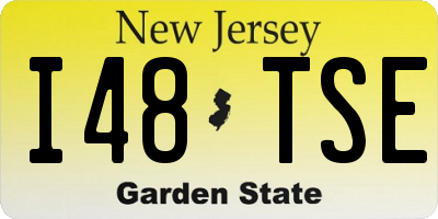 NJ license plate I48TSE