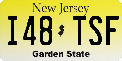 NJ license plate I48TSF
