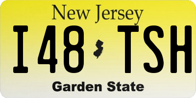 NJ license plate I48TSH