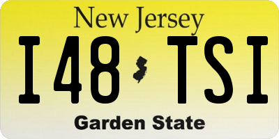NJ license plate I48TSI
