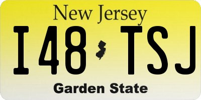 NJ license plate I48TSJ