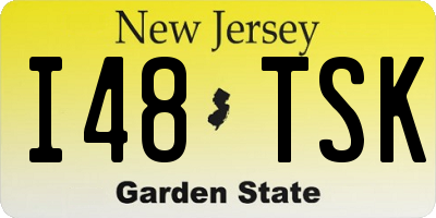 NJ license plate I48TSK