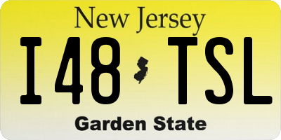NJ license plate I48TSL