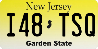NJ license plate I48TSQ