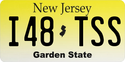 NJ license plate I48TSS