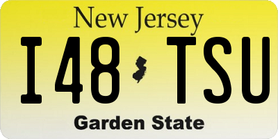 NJ license plate I48TSU
