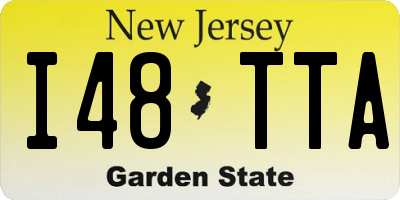 NJ license plate I48TTA