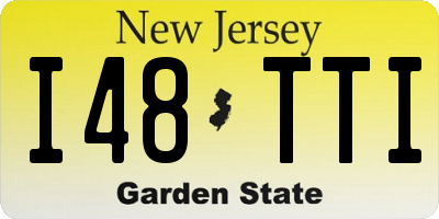 NJ license plate I48TTI