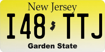NJ license plate I48TTJ
