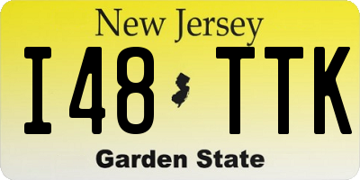 NJ license plate I48TTK
