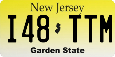 NJ license plate I48TTM