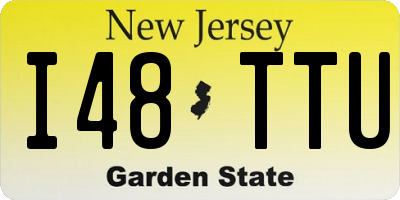 NJ license plate I48TTU
