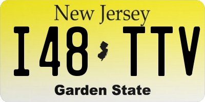 NJ license plate I48TTV