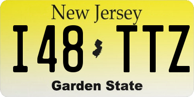 NJ license plate I48TTZ