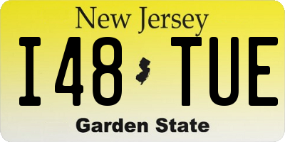 NJ license plate I48TUE