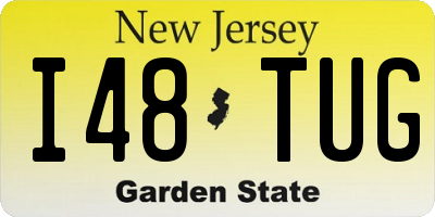NJ license plate I48TUG