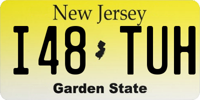 NJ license plate I48TUH