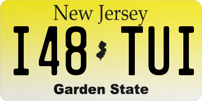 NJ license plate I48TUI